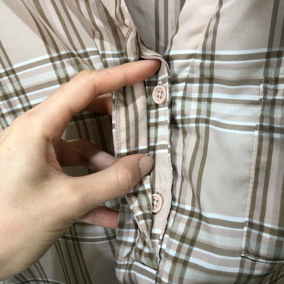 GIANNI BINI plaid long sleeve blouse - Picture 8 of 12